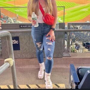 Abercrombie Super Skinny High Rise